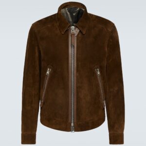 Suede blouson - Image 1